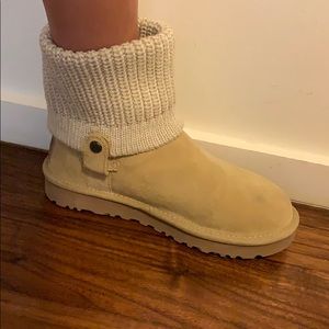 UGG Saela Rib Knit boots